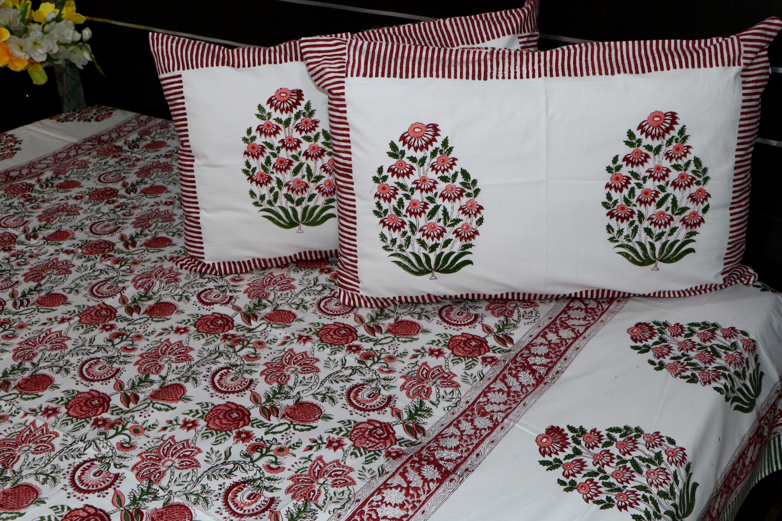 hand Block Printed Wholesale Bedsheets